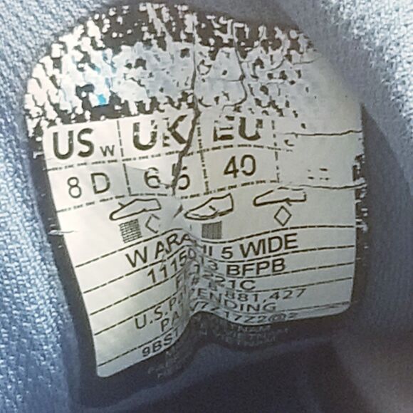 Hoka One One Arahi 5 Women's Size 8 Wide Blue Running Shoes Sneakers 1115013BFPB - Picture 6 of 6